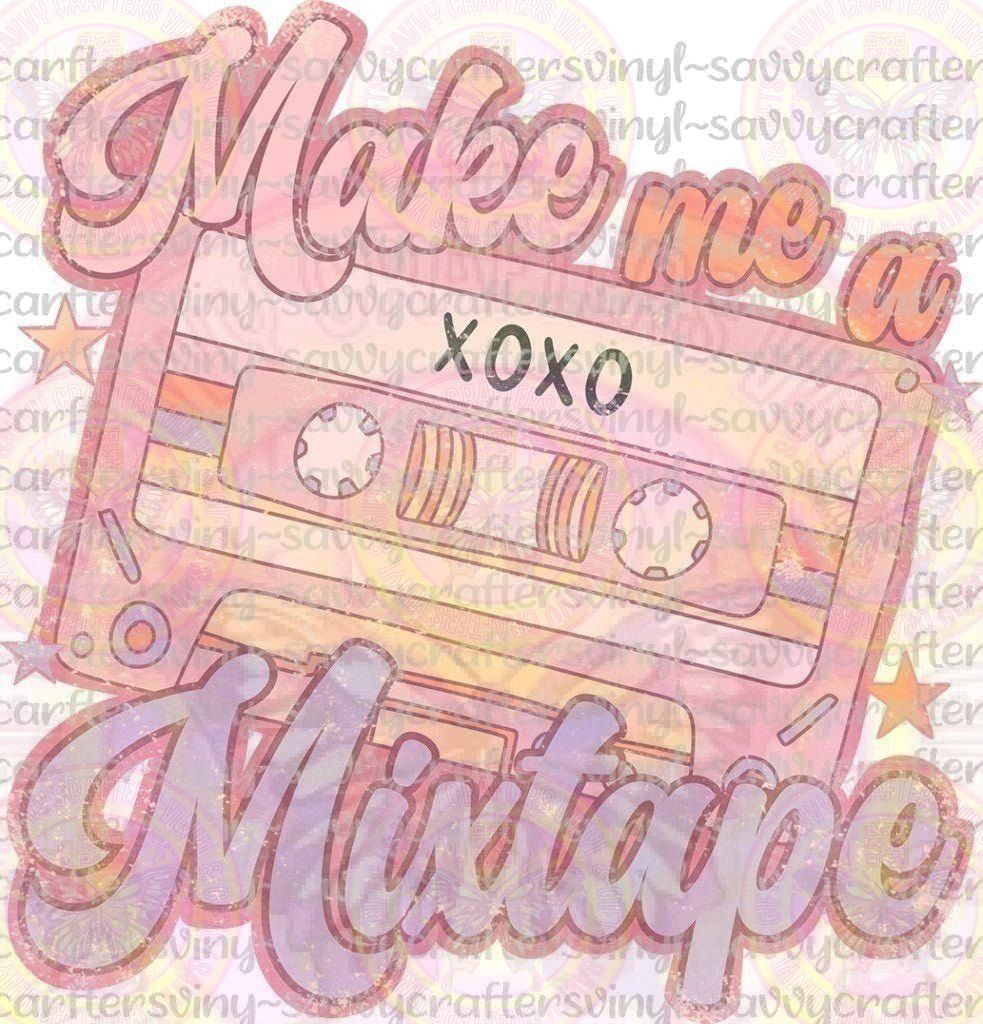 Make Me A Mixtape Valentines - Savvy Crafters Vinyl & Gifts