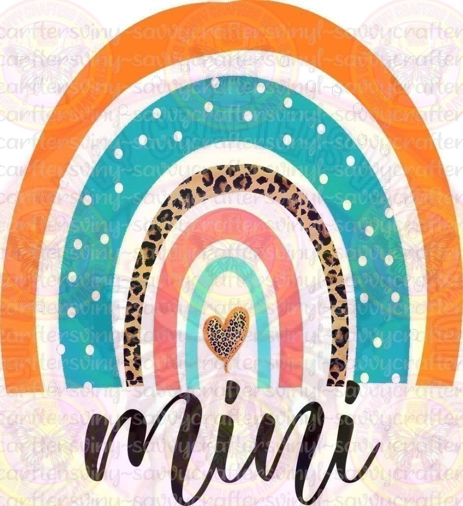 Mama and Mini Rainbow - Savvy Crafters Vinyl & Gifts