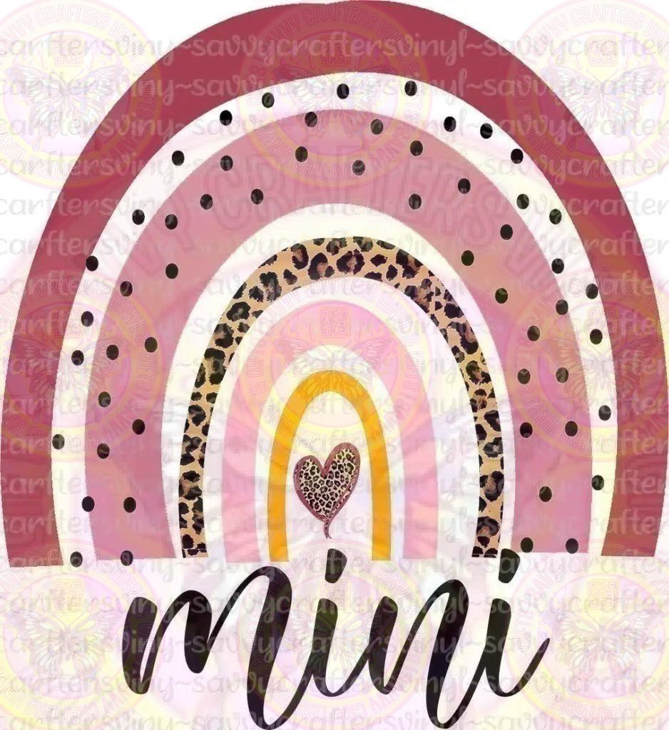 Mama and Mini Rainbow - Savvy Crafters Vinyl & Gifts