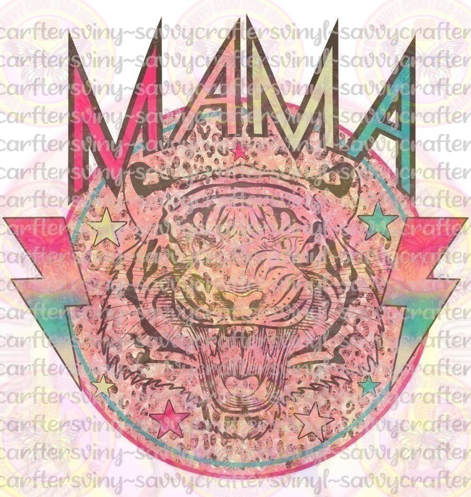 MAMA Rocker Tee Transfer - Savvy Crafters Vinyl & Gifts