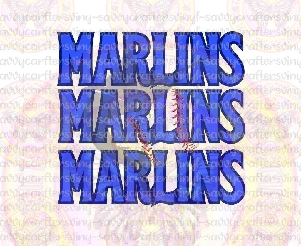 Marlins Baseball - Savvy Crafters Vinyl & Gifts