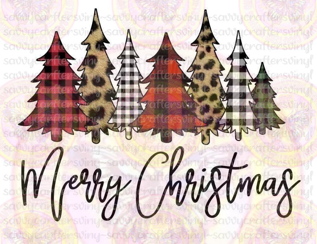 Merry Christmas 7 Trees - Savvy Crafters Vinyl & Gifts