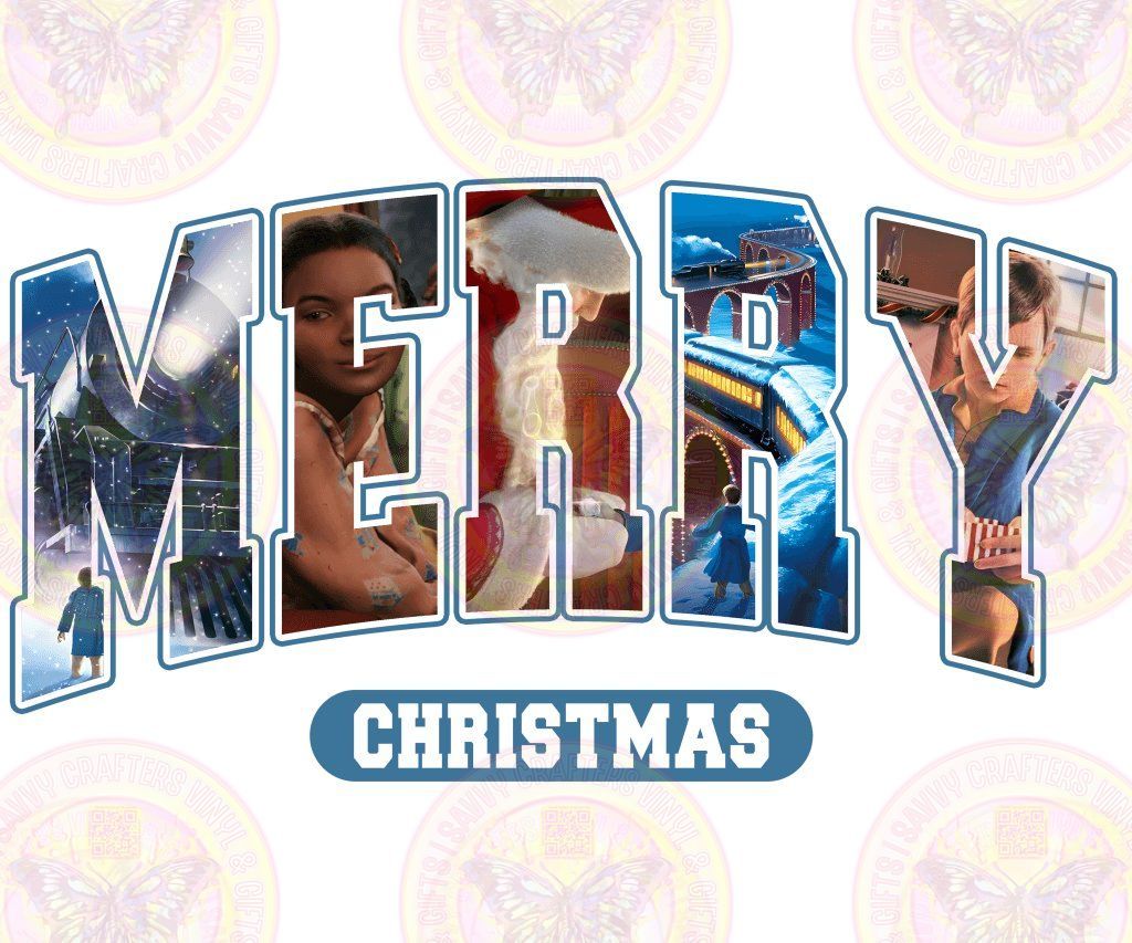 Merry Christmas Train Ride - Savvy Crafters Vinyl & Gifts