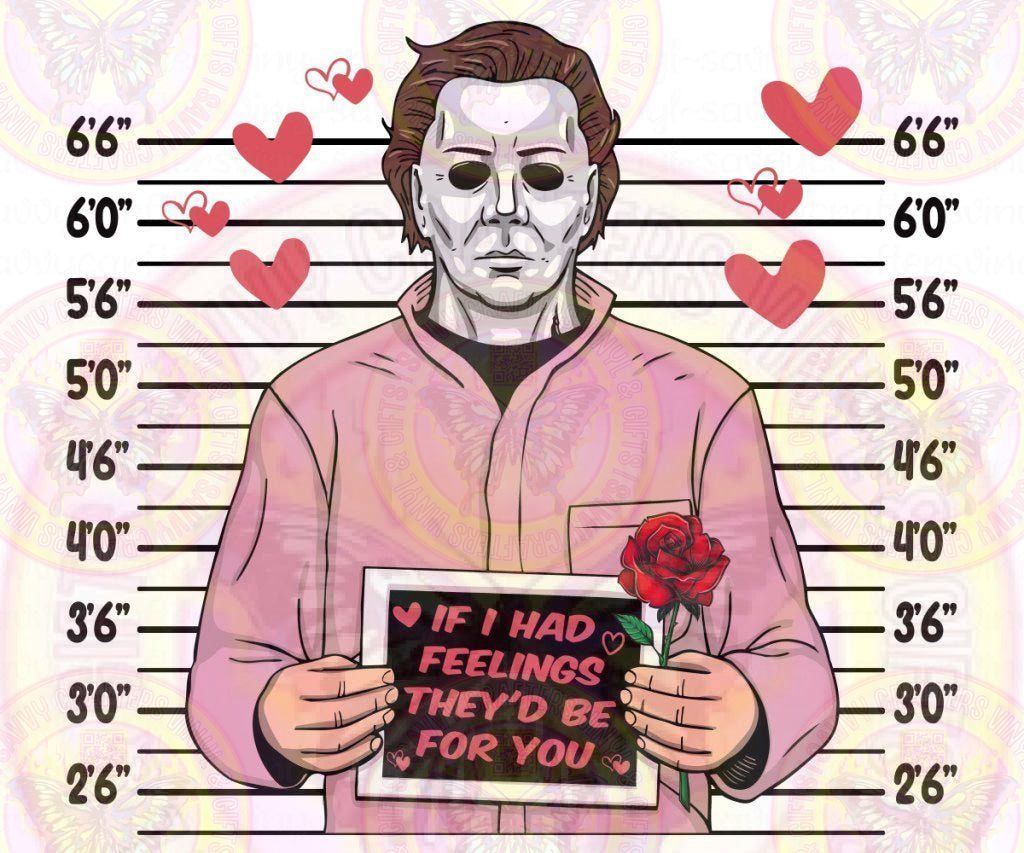 Mugshot Horror Transfer Michael - Savvy Crafters Vinyl & Gifts