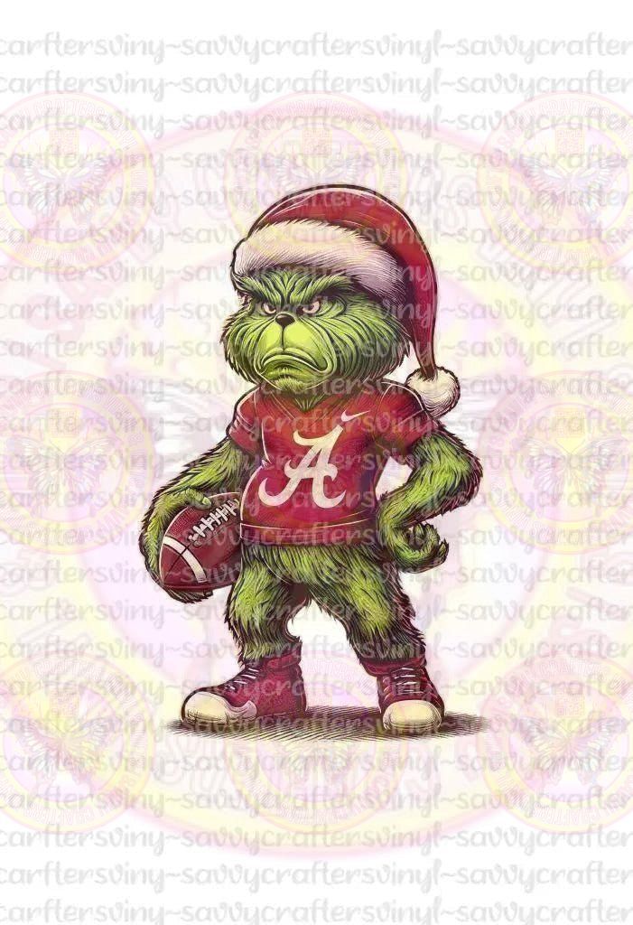 Muscle Grinch Alabama - Savvy Crafters Vinyl & Gifts