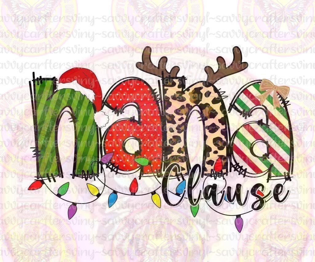Nana Claus - Savvy Crafters Vinyl & Gifts