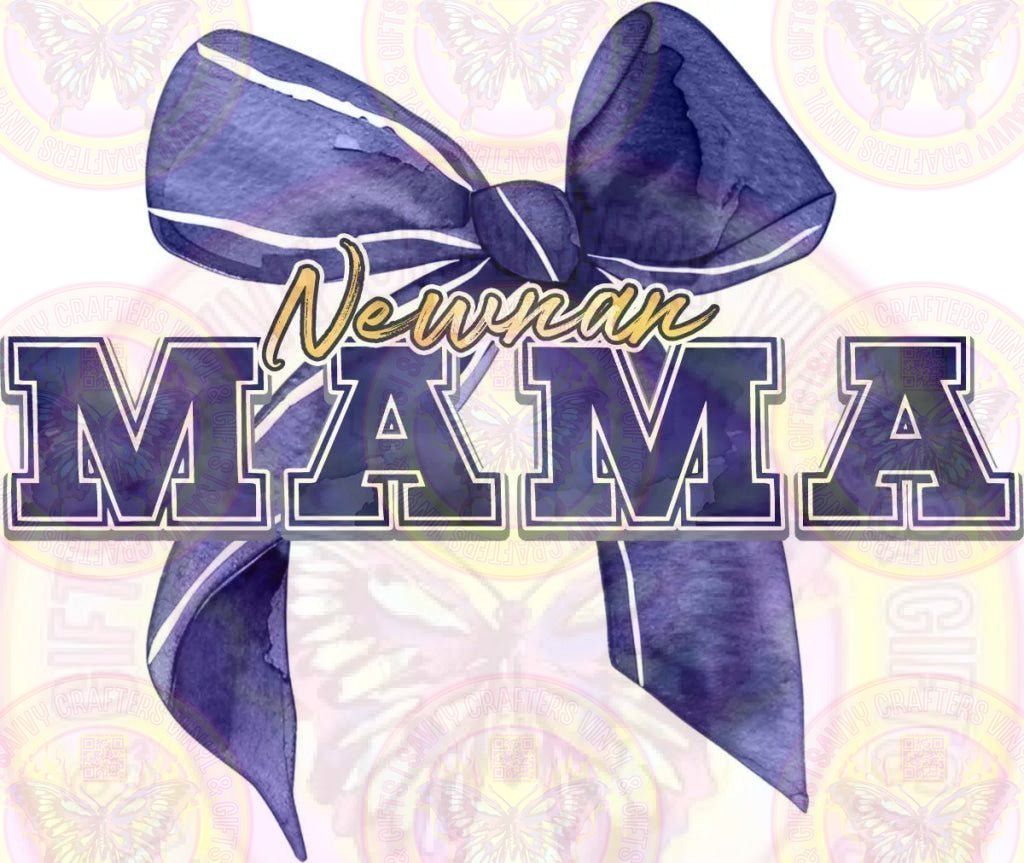 Newnan High School Coquette Bow Full Color Transfer - Savvy Crafters Vinyl & Gifts