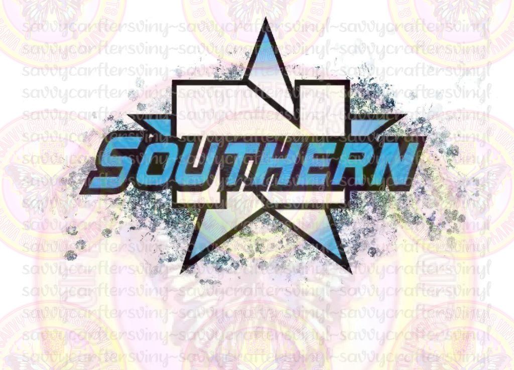 Newnan Southern Stars Sparkle - Savvy Crafters Vinyl & Gifts