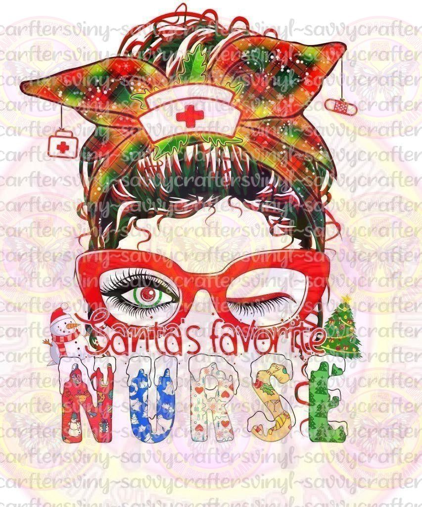 Nurse Bun Head Holiday - Savvy Crafters Vinyl & Gifts