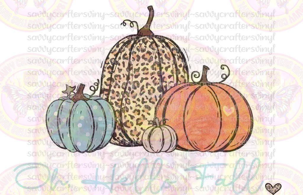 Oh, Hello Fall - Savvy Crafters Vinyl & Gifts