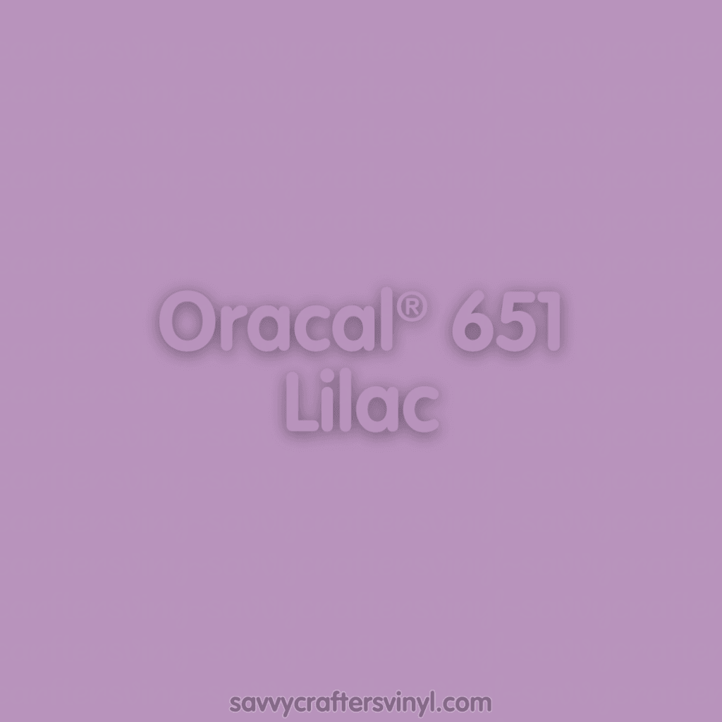 Oracal® 651 | Lilac - Savvy Crafters Vinyl & Gifts