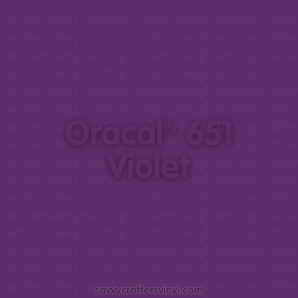 Oracal® 651 | Violet - Savvy Crafters Vinyl & Gifts