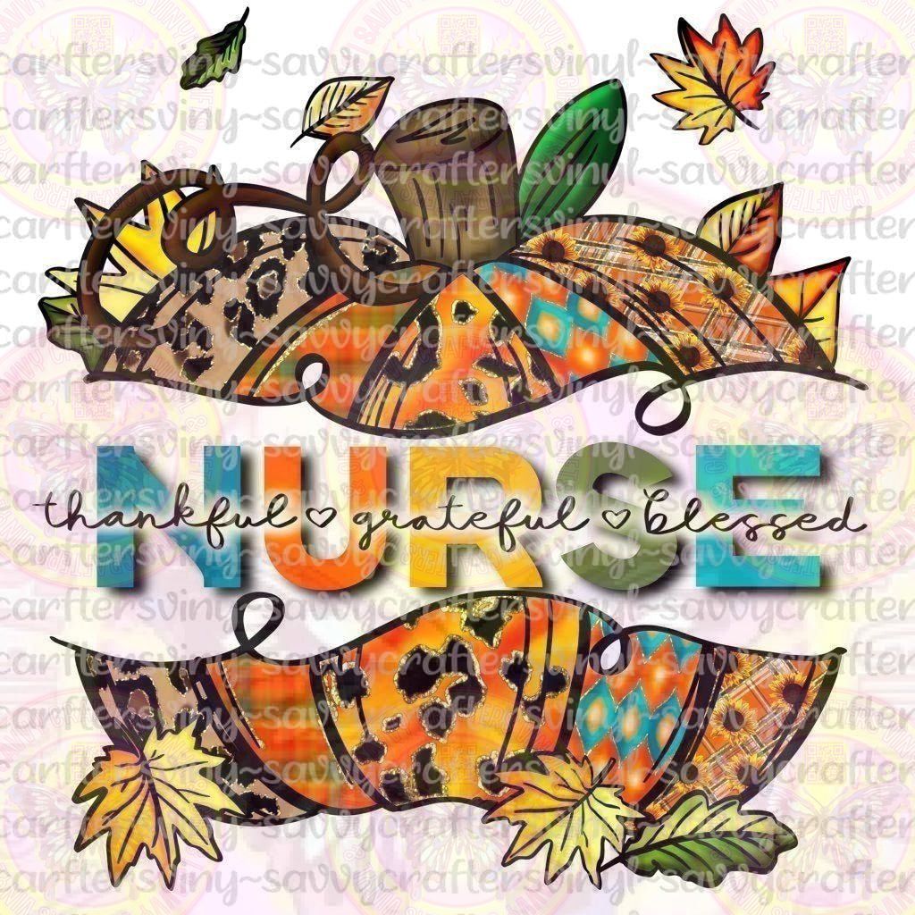 Patchwork Pumpkin Nurse - Savvy Crafters Vinyl & Gifts