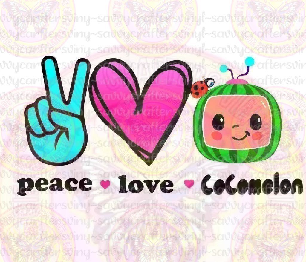 Peace Love COCO - Savvy Crafters Vinyl & Gifts