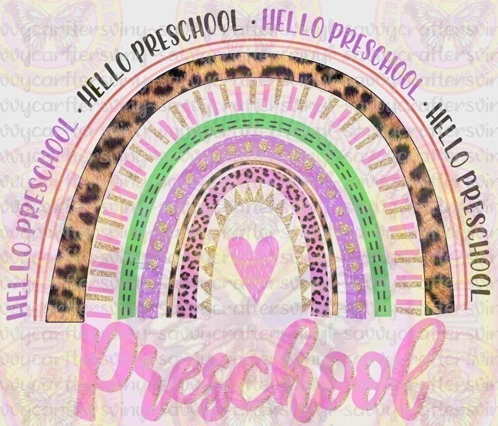 Peace Love Hello Preschool 3 - Savvy Crafters Vinyl & Gifts