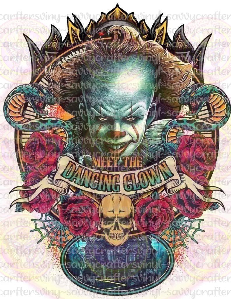 Penny Wise Scary Abstract Design Plaque - Savvy Crafters Vinyl & Gifts