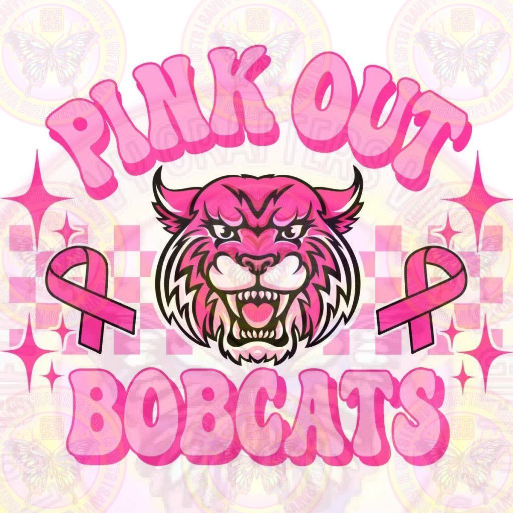 Pink Out Bobcats - Savvy Crafters Vinyl & Gifts