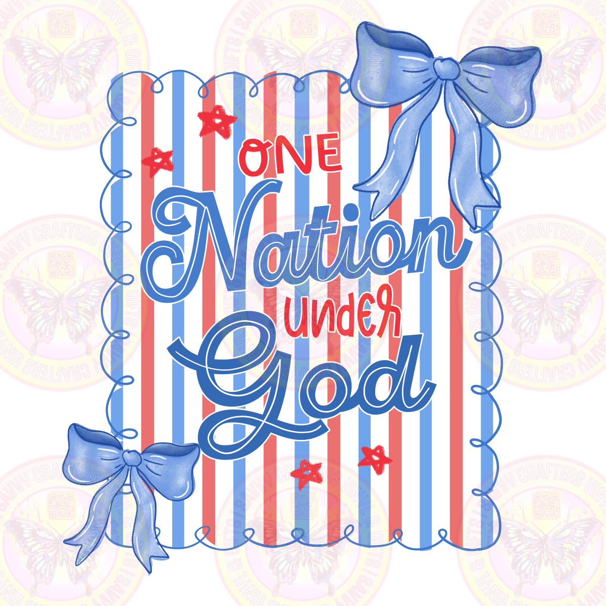 Preppy Coquette 4th of July - Savvy Crafters Vinyl & Gifts