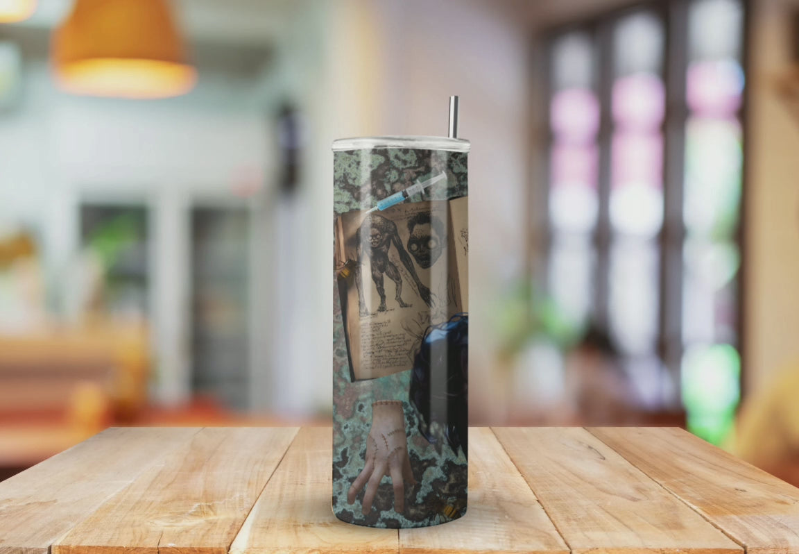 Dancing Wednesday Adamas Inspired  - Fully Completed Tumbler Skinny Straight 20/30oz