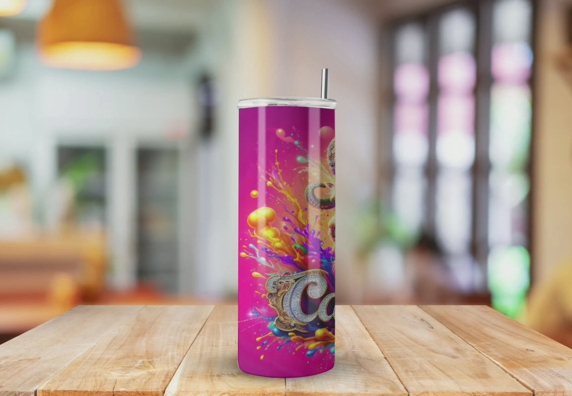 Capricorn Hot Pink - Fully Completed Tumbler Skinny Straight 20/30oz