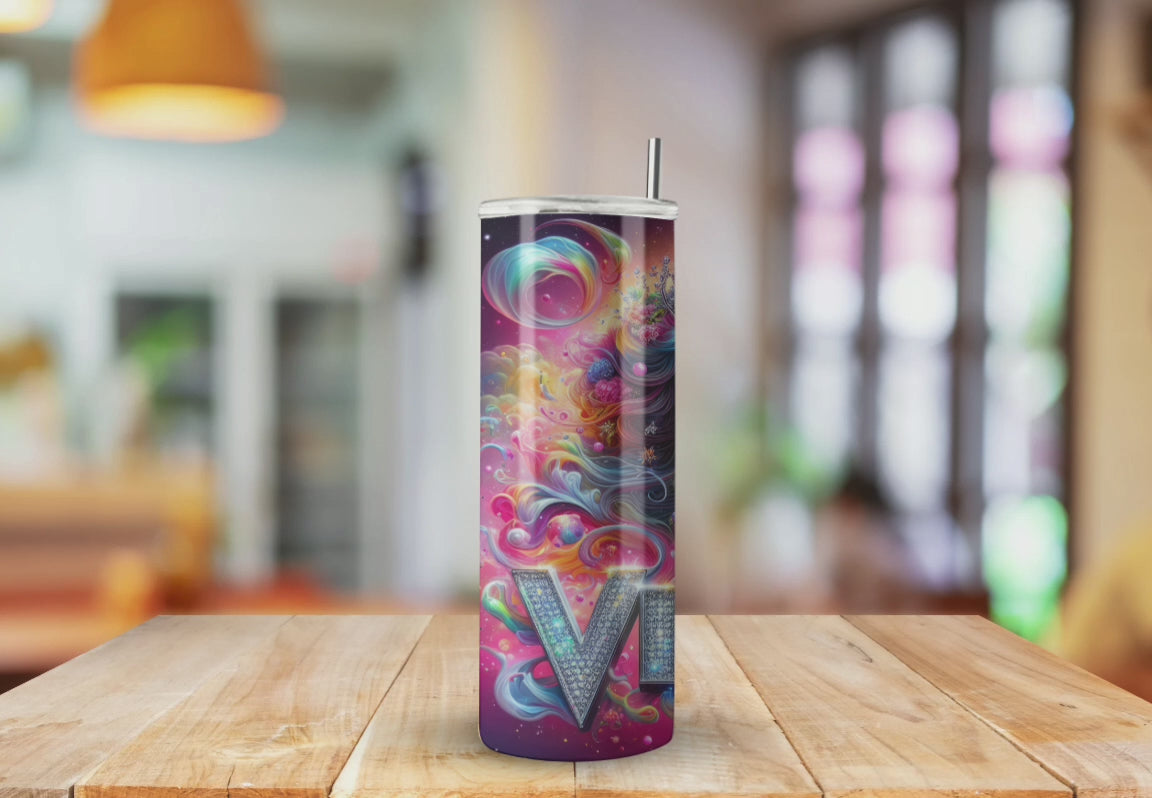 Virgo Hot Pink - Fully Completed Tumbler Skinny Straight 20/30oz