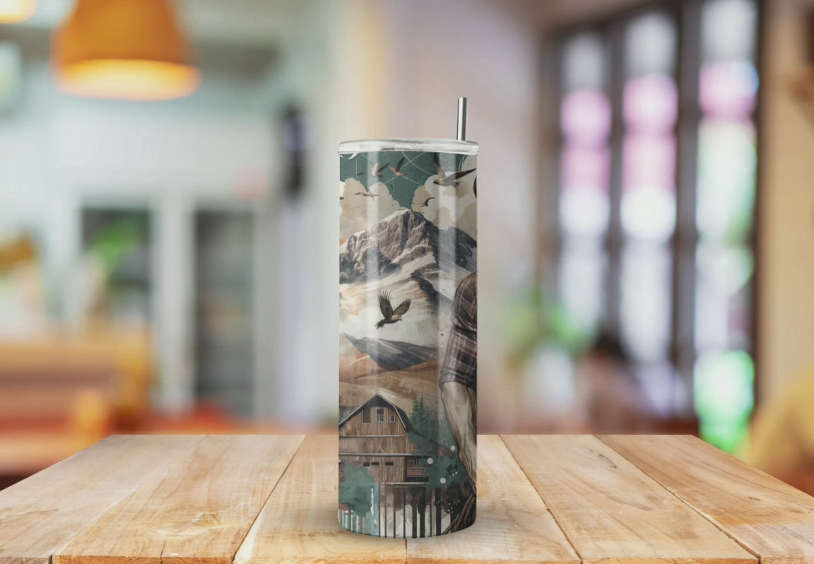 Ride a Cowboy - Fully Completed Tumbler Skinny Straight 20/30oz