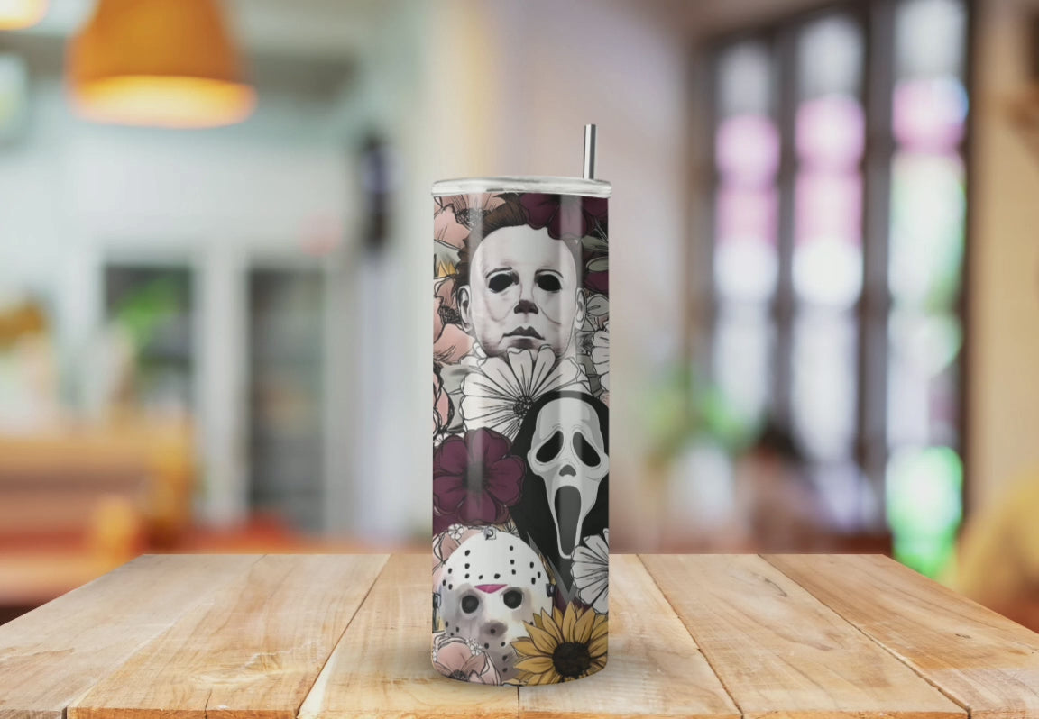 Horror Flower Boys  - Fully Completed Tumbler Skinny Straight 20/30oz