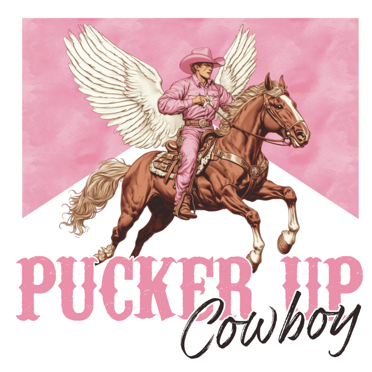 Pucker Up Cowboy - Savvy Crafters Vinyl & Gifts