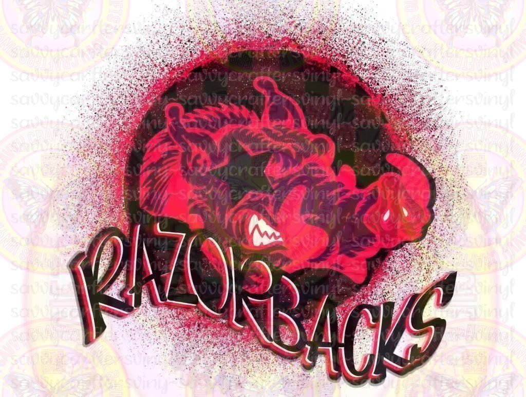 Razorbacks Fired Up - Savvy Crafters Vinyl & Gifts