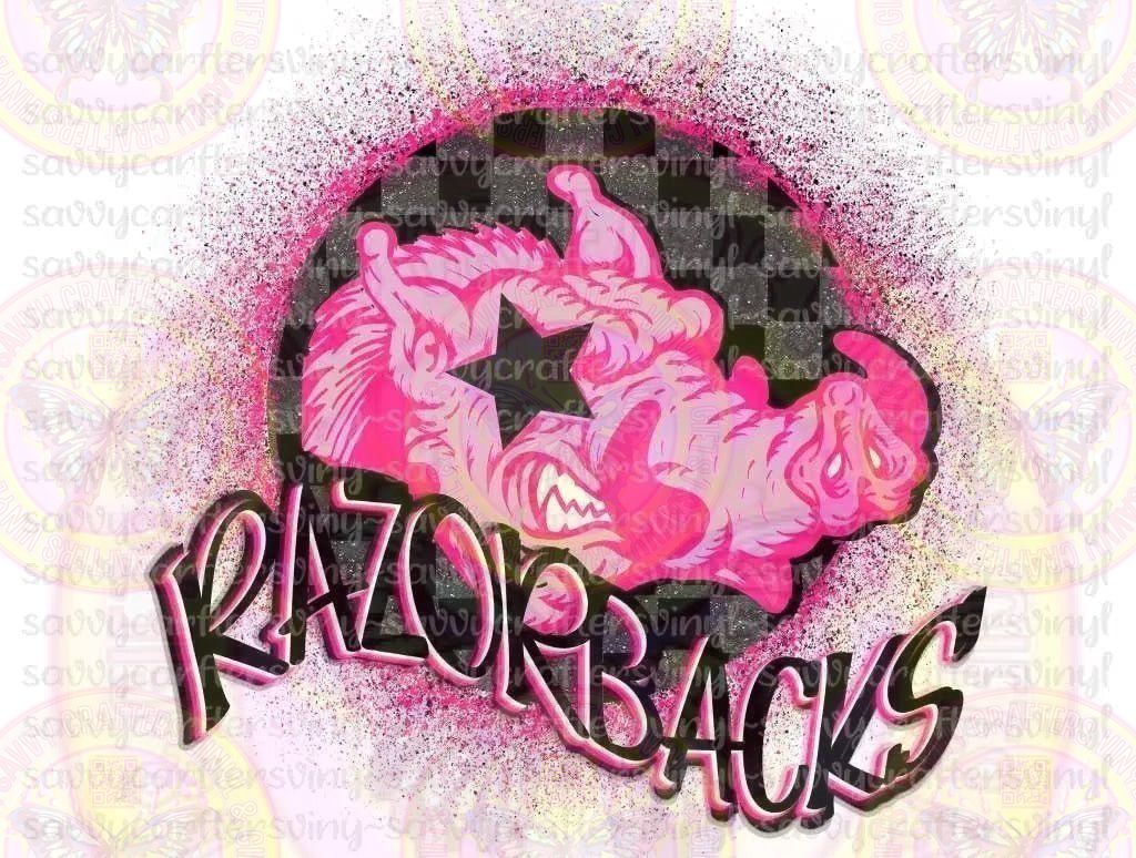 Razorbacks Glow - Savvy Crafters Vinyl & Gifts