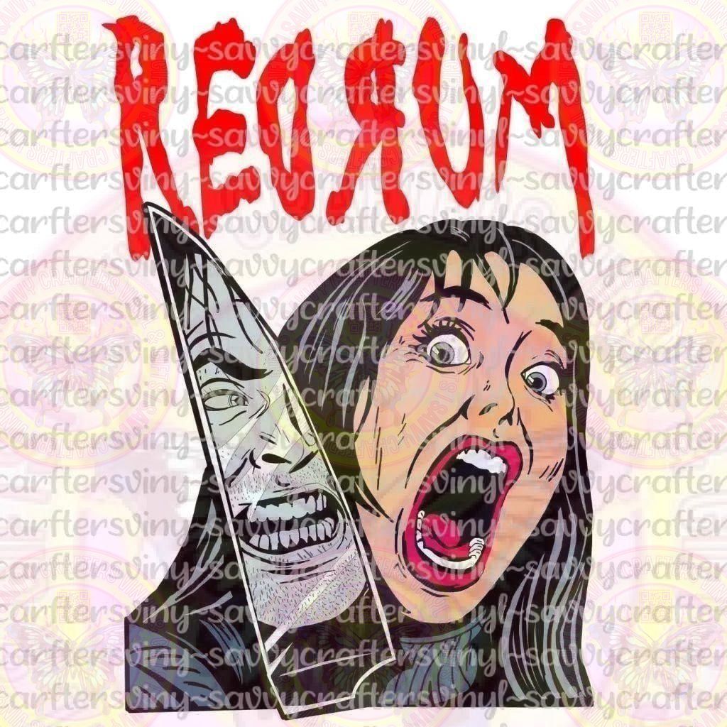 Redrum Shining Illustration - Savvy Crafters Vinyl & Gifts