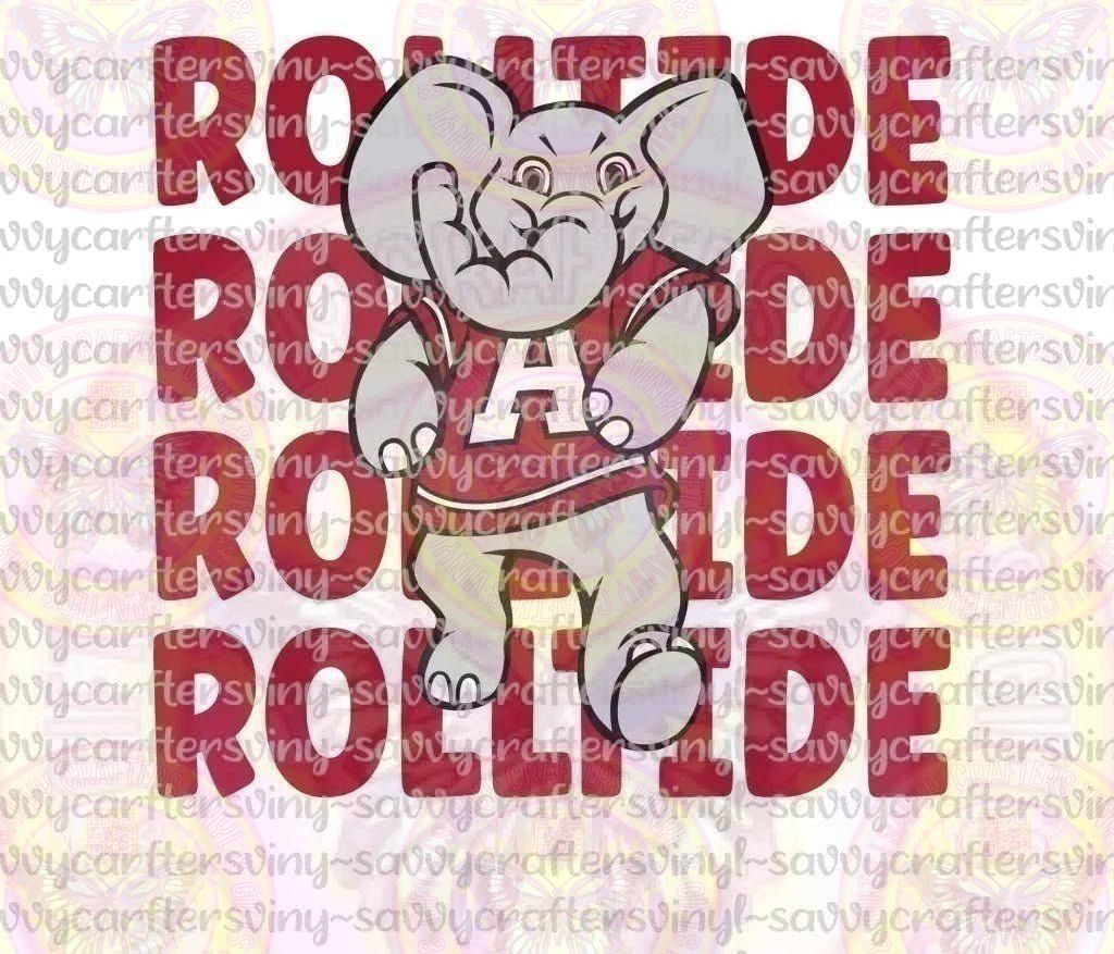 ROLLTIDE REPEAT ELEPHANT - Savvy Crafters Vinyl & Gifts