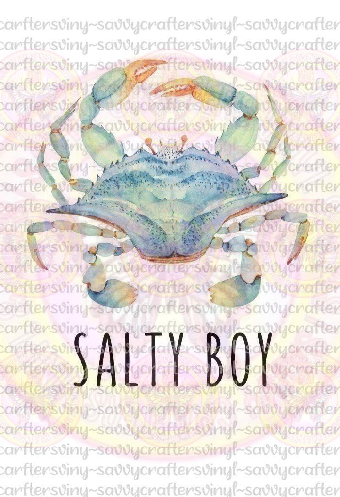Salty Boy - Savvy Crafters Vinyl & Gifts