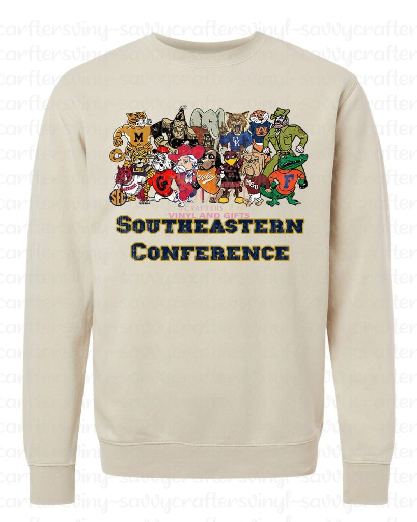 Savvy Graphic DTG Sweatshirts - SEC - Savvy Crafters Vinyl & Gifts