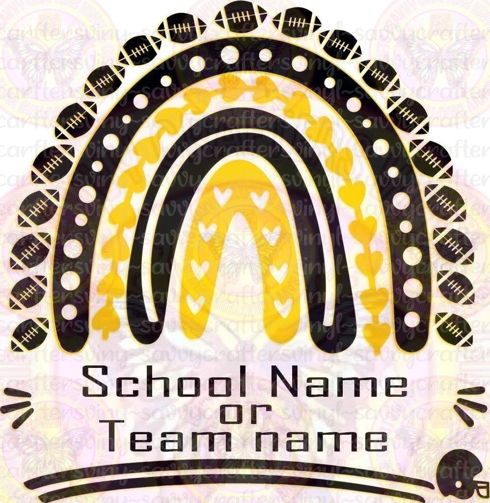 School Rainbow Custom - Savvy Crafters Vinyl & Gifts