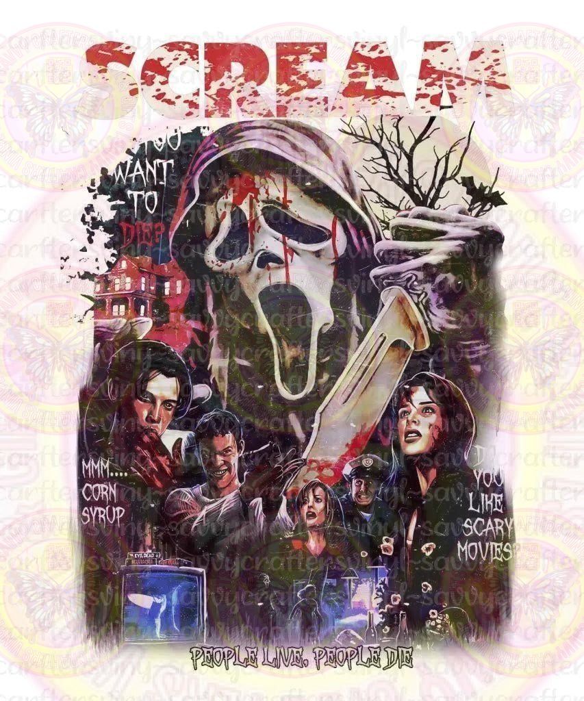 Scream Do you want to die - Savvy Crafters Vinyl & Gifts