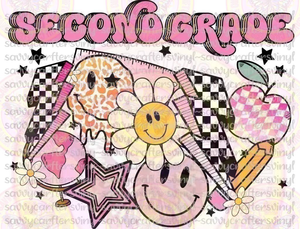 Second Grade Groovy - Savvy Crafters Vinyl & Gifts
