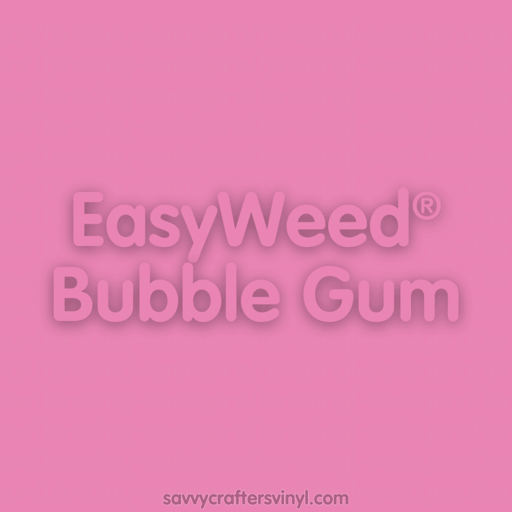 Siser Easyweed (12X15 Sheets) Bubble Gum Heat Transfer Vinyl