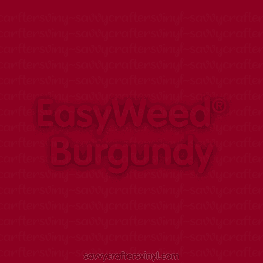 Siser Easyweed (12X15 Sheets) Burgundy Heat Transfer Vinyl