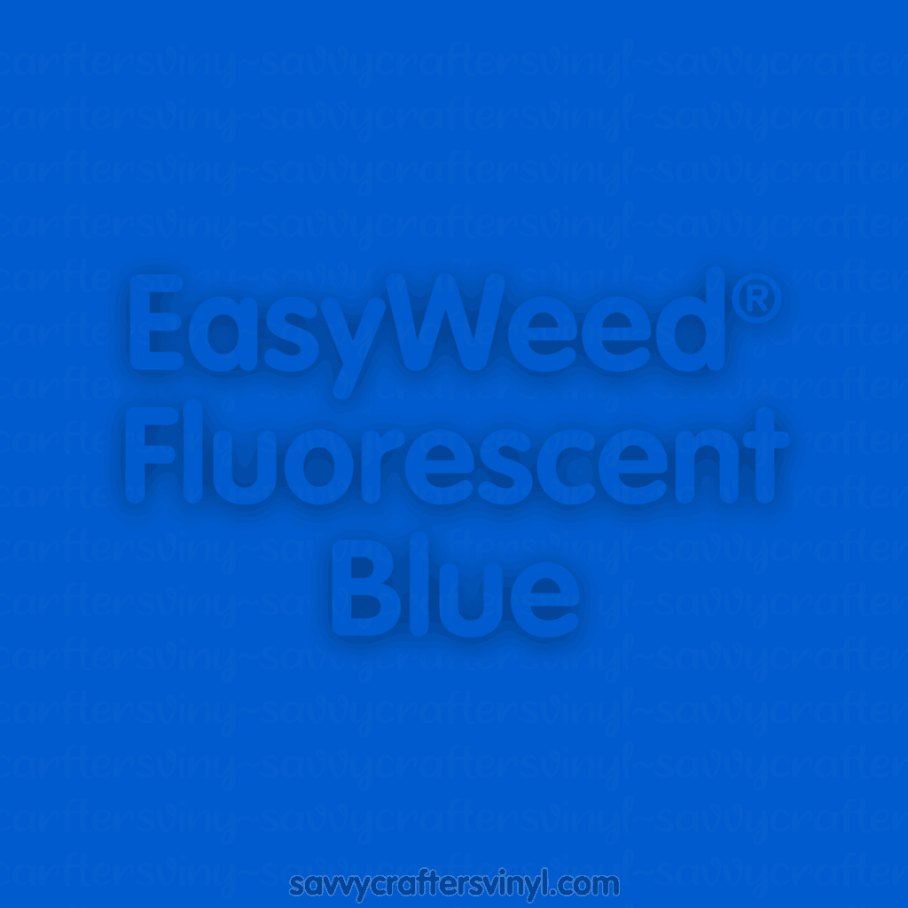 Siser Easyweed (12X15 Sheets) Fluorescent Blue Heat Transfer Vinyl