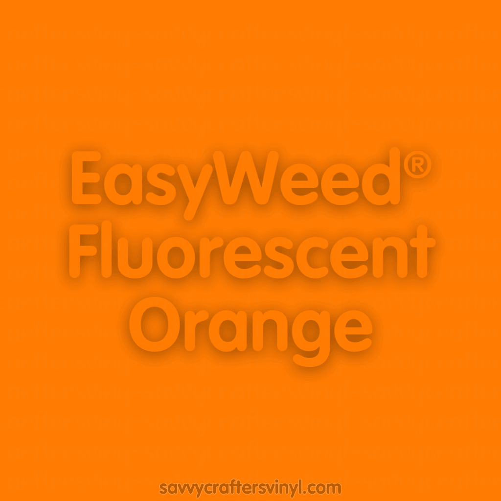 Siser Easyweed (12X15 Sheets) Fluorescent Orange Heat Transfer Vinyl