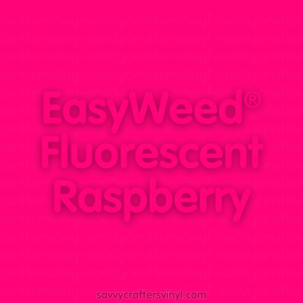 Siser Easyweed (12X15 Sheets) Fluorescent Raspberry Heat Transfer Vinyl