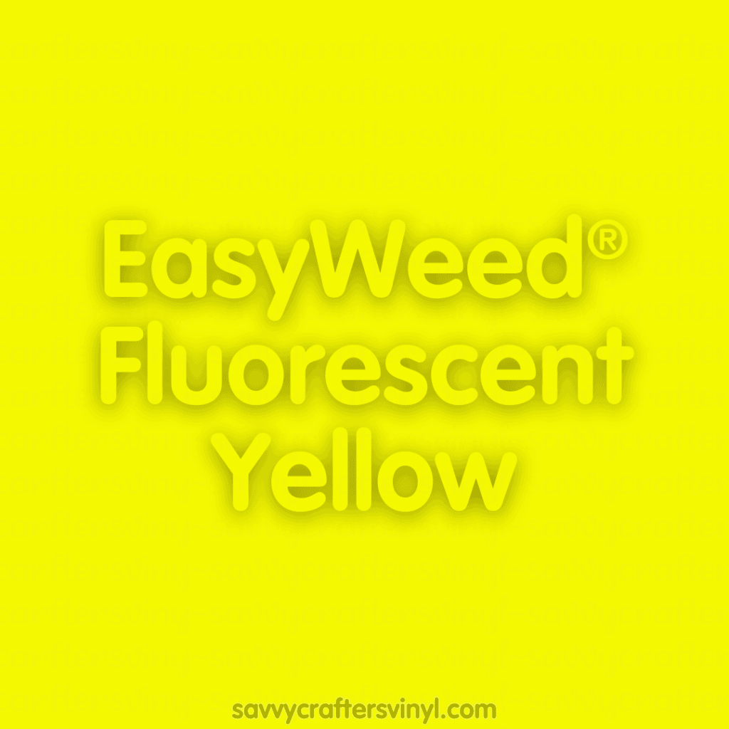 Siser Easyweed (12X15 Sheets) Fluorescent Yellow Heat Transfer Vinyl