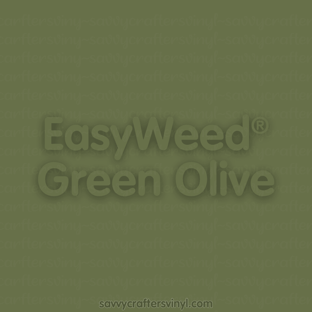 Siser Easyweed (12X15 Sheets) Green Olive Heat Transfer Vinyl