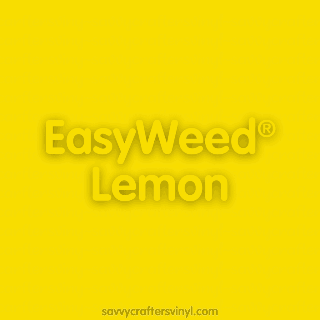 Siser Easyweed (12X15 Sheets) Lemon Heat Transfer Vinyl