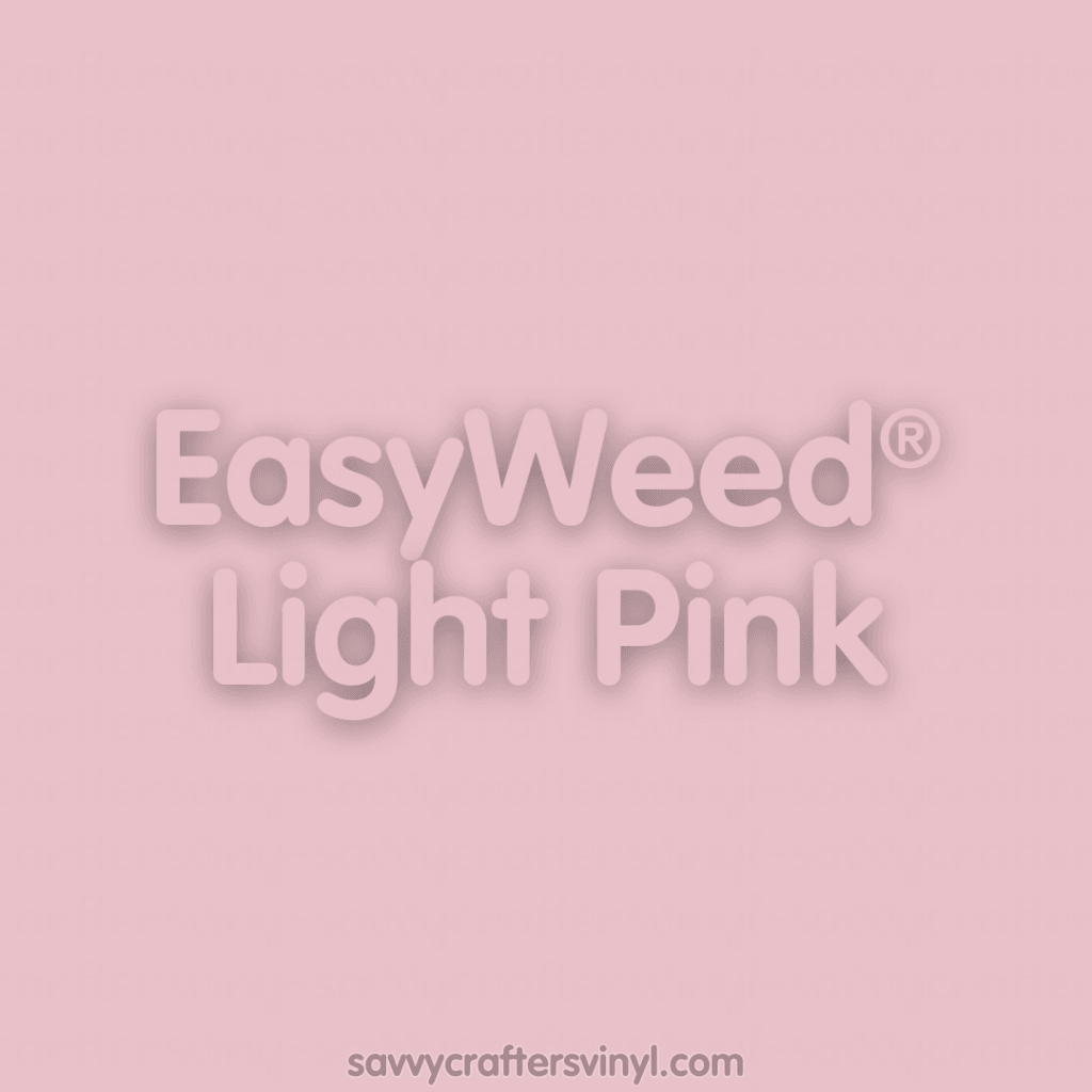 Siser Easyweed (12X15 Sheets) Light Pink Heat Transfer Vinyl
