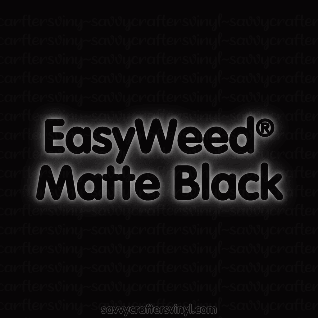 Siser Easyweed (12X15 Sheets) Matte Black Heat Transfer Vinyl