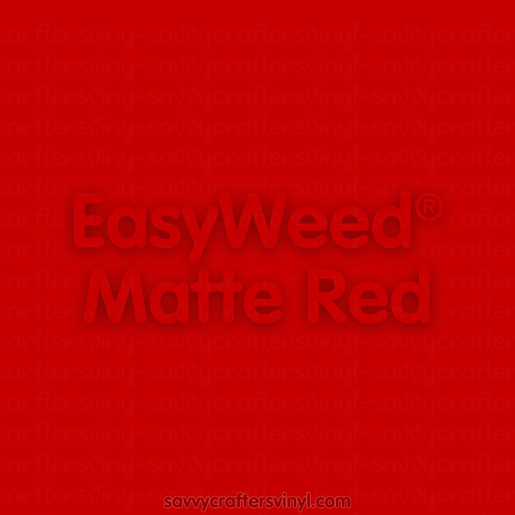 Siser Easyweed (12X15 Sheets) Matte Red Heat Transfer Vinyl