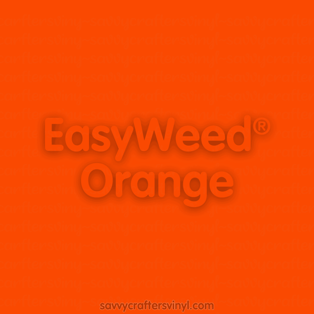 Siser Easyweed (12X15 Sheets) Orange Heat Transfer Vinyl