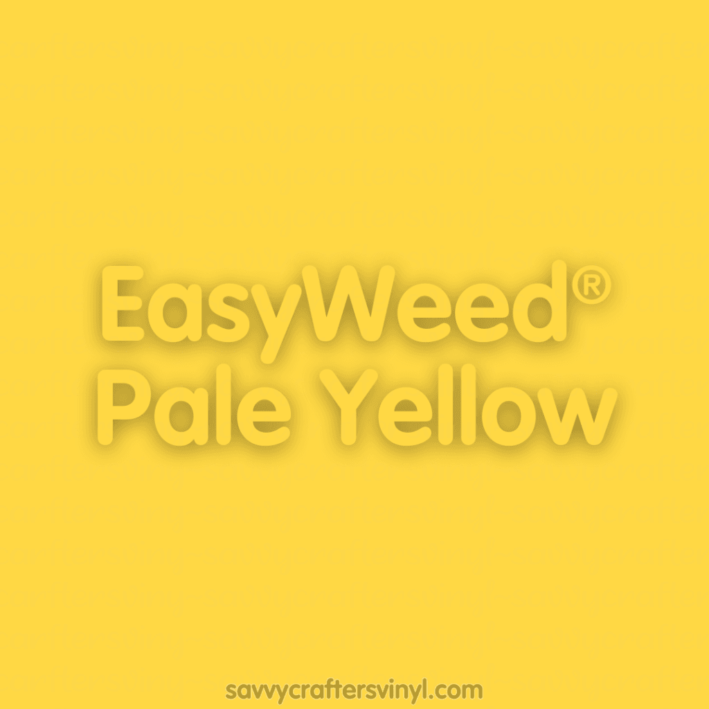 Siser Easyweed (12X15 Sheets) Pale Yellow Heat Transfer Vinyl